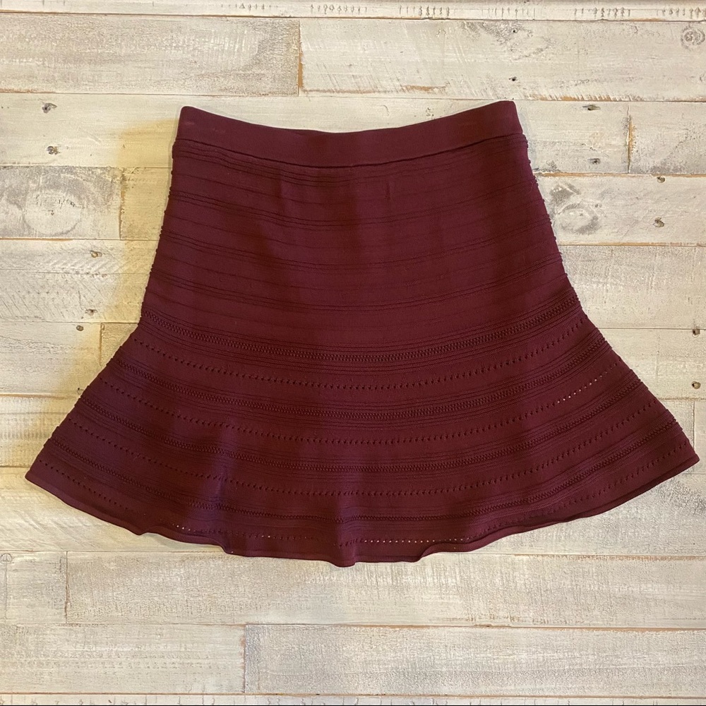 Rebecca Minkoff ruffle hem mini skirt
